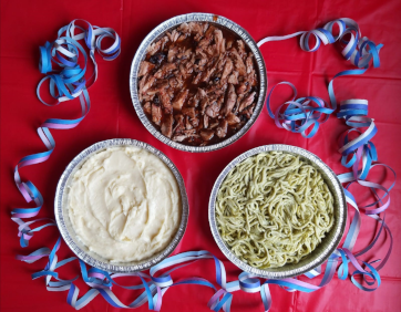 Comida en volumen para eventos sociales